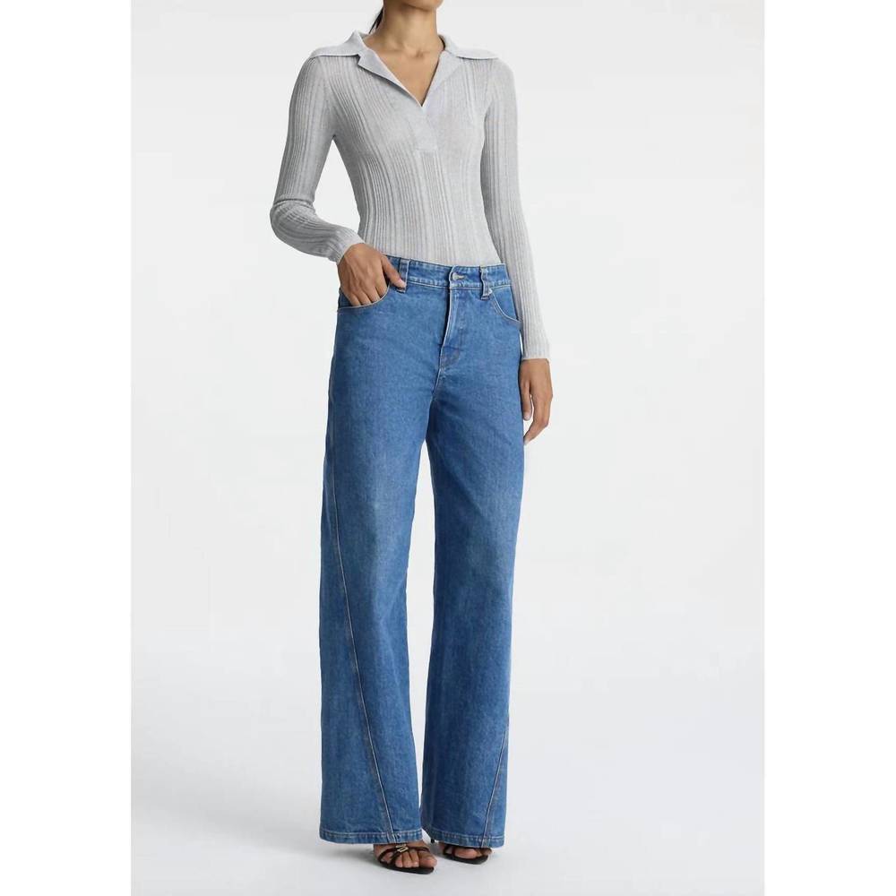 NEW A.L.C. abbott jean in blue - Picture 3 of 3